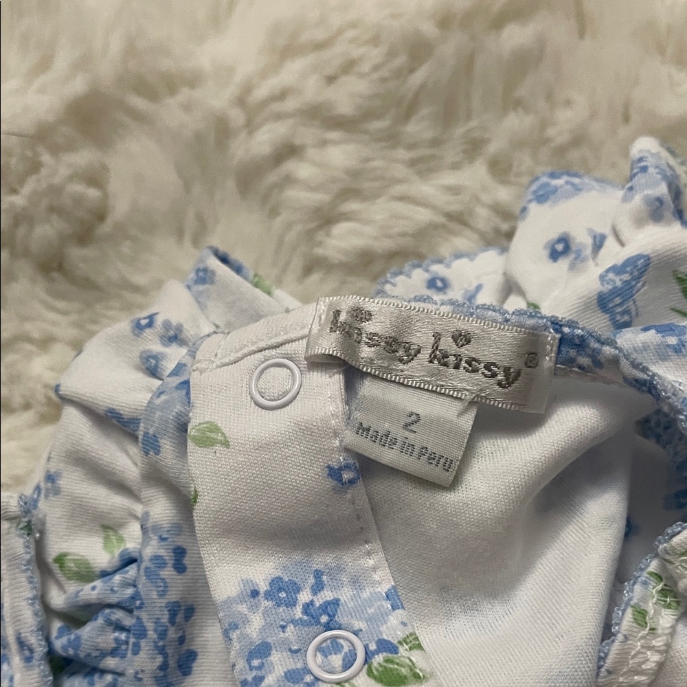 Kissy Kissy Blue and White Floral Dress - Picture 3 of 3